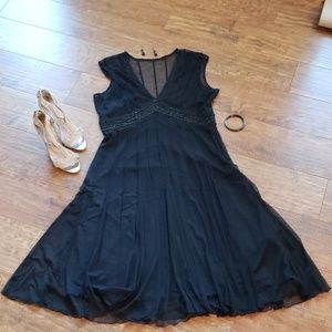 Beaded little black dress